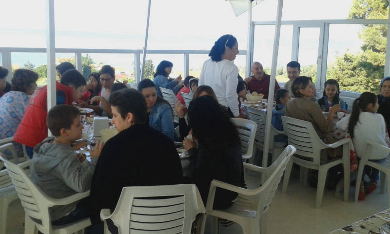 Seddülbahir Pansiyon Konaklama Terasımız