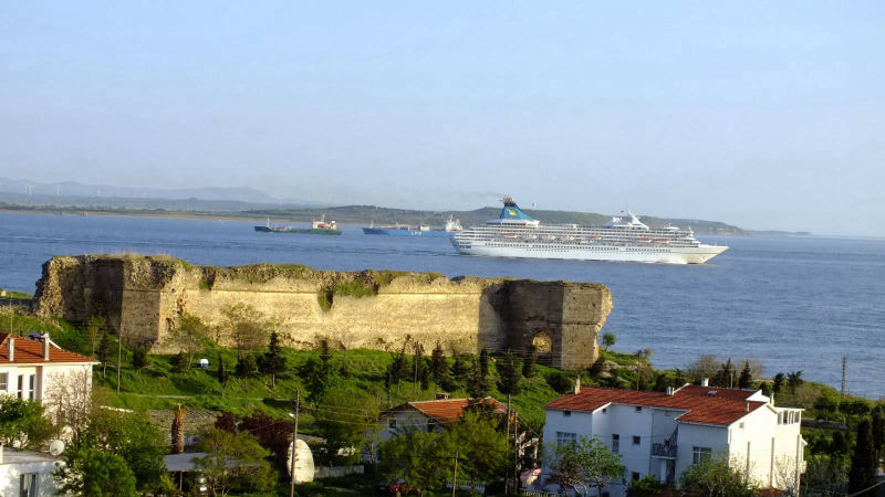 Seddülbahir Pansiyon Konaklama Terasımız